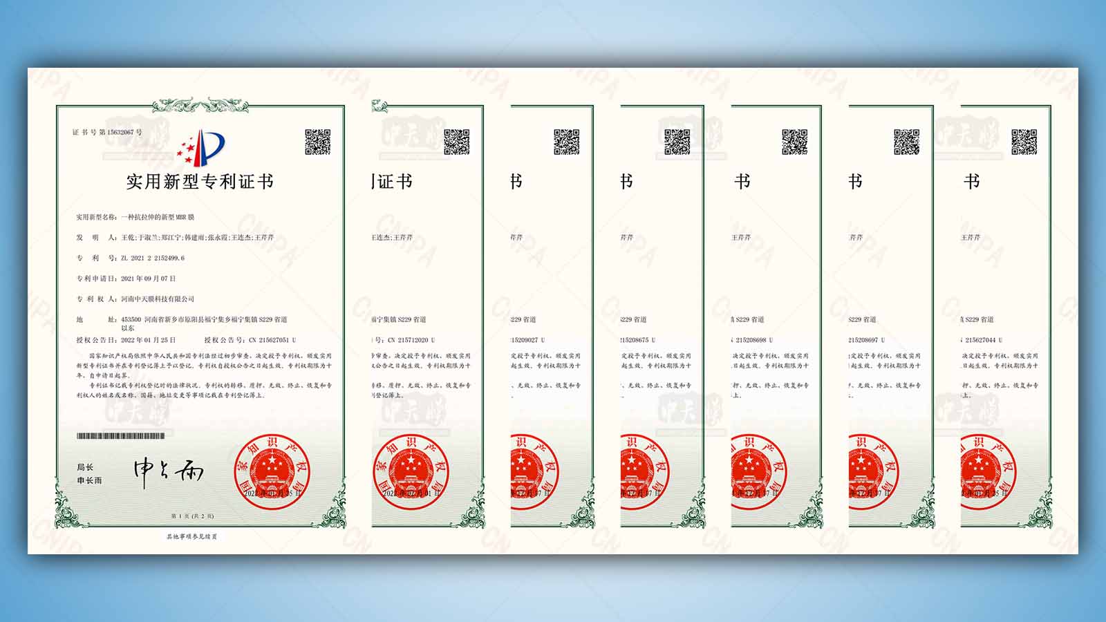 專(zhuān)利證書(shū)